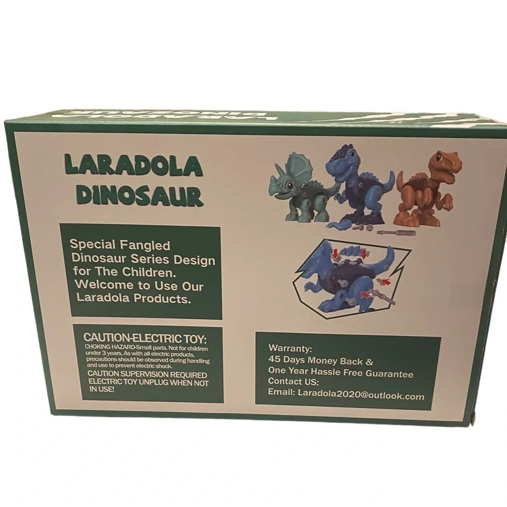 Dinosaur Toys Laradola DIY Take Apart Dinosaur Toys for Kids 3+ New sealed